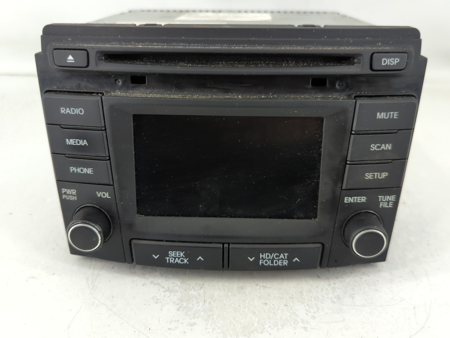 2014-2015 Hyundai Sonata Radio AM FM Cd Player Receiver Replacement P/N:96180-3Q8004X Fits Fits 2014 2015 OEM Used Auto Part
