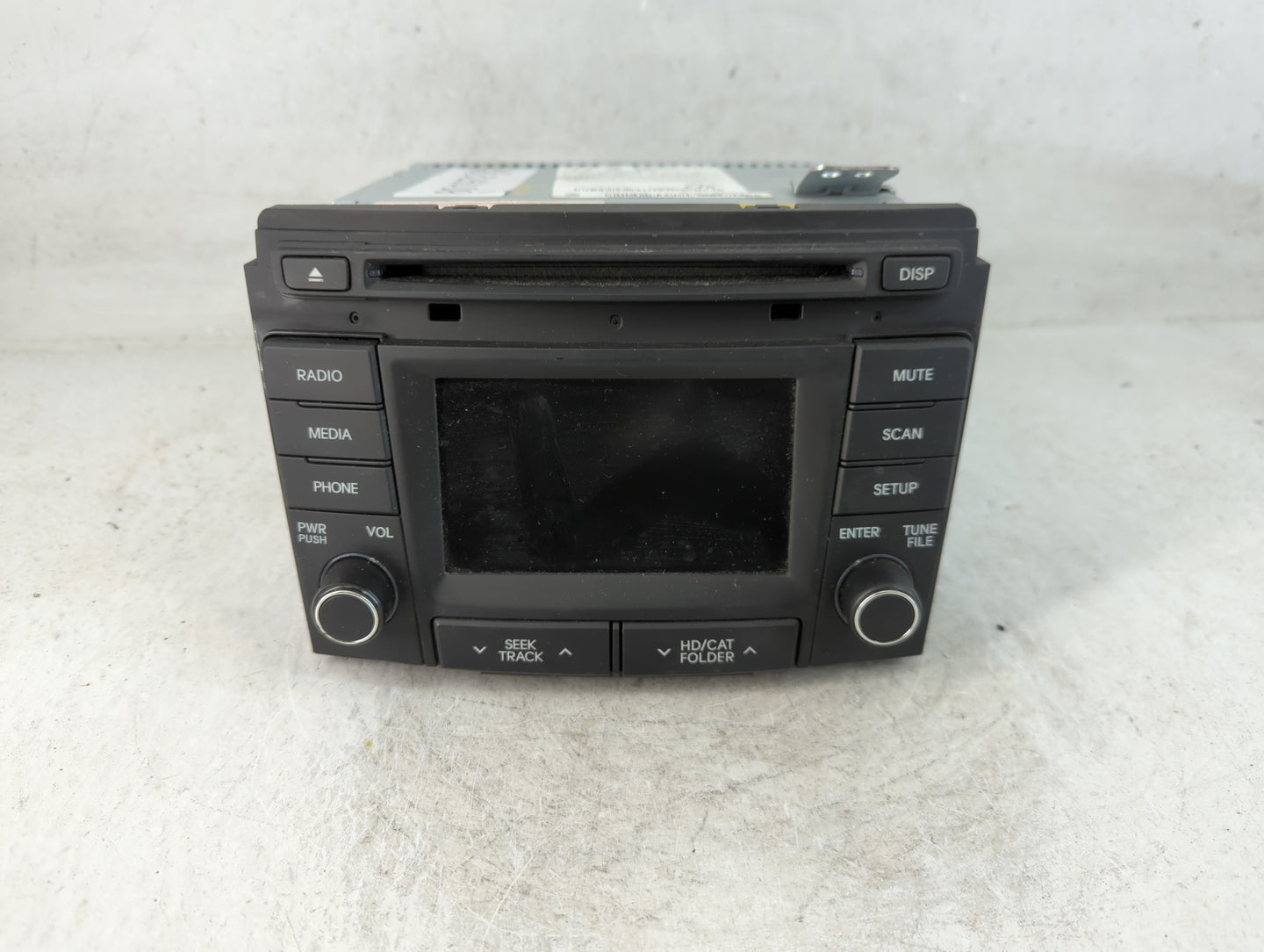 2014-2015 Hyundai Sonata Radio AM FM Cd Player Receiver Replacement P/N:96180-3Q8004X Fits Fits 2014 2015 OEM Used Auto Part