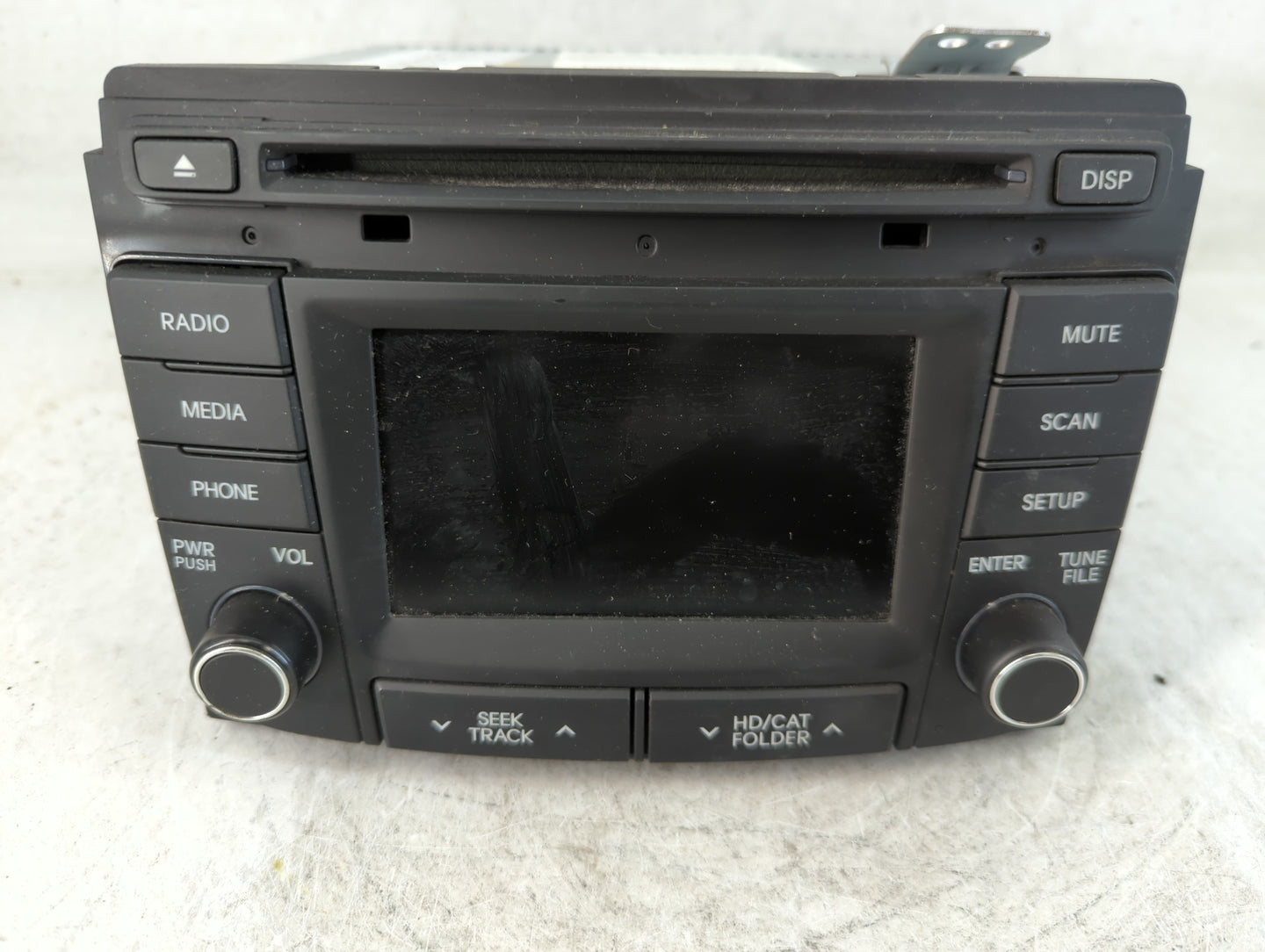 2014-2015 Hyundai Sonata Radio AM FM Cd Player Receiver Replacement P/N:96180-3Q8004X Fits Fits 2014 2015 OEM Used Auto Part