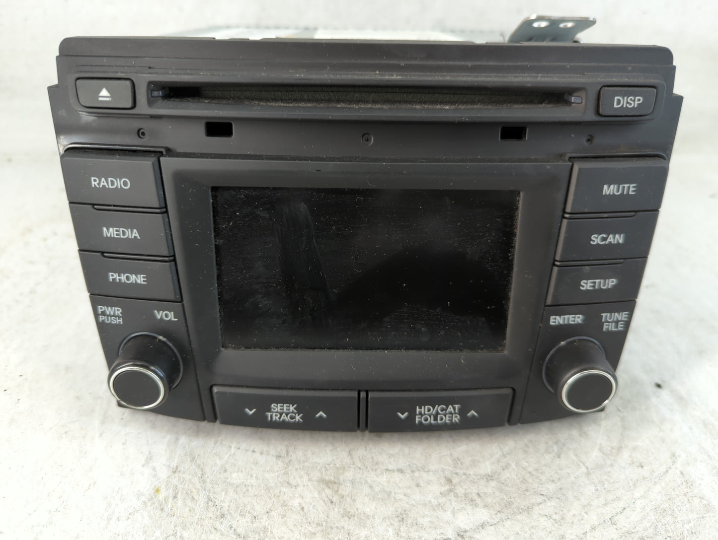 2014-2015 Hyundai Sonata Radio AM FM Cd Player Receiver Replacement P/N:96180-3Q8004X Fits Fits 2014 2015 OEM Used Auto Part