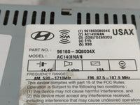2014-2015 Hyundai Sonata Radio AM FM Cd Player Receiver Replacement P/N:96180-3Q8004X Fits Fits 2014 2015 OEM Used Auto Part
