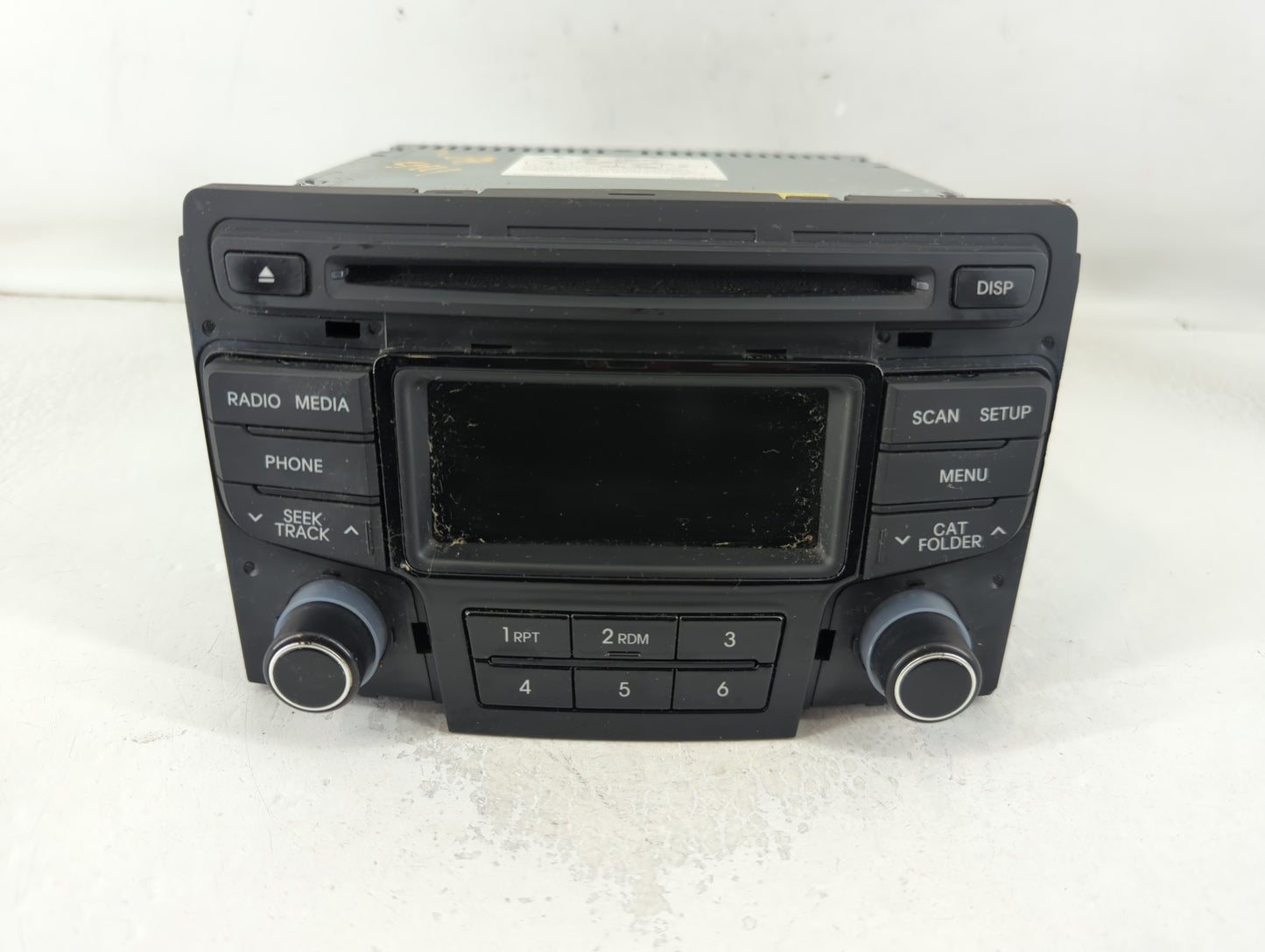 2013-2014 Hyundai Sonata Radio AM FM Cd Player Receiver Replacement P/N:96170-3Q0004X Fits Fits 2013 2014 OEM Used Auto Part