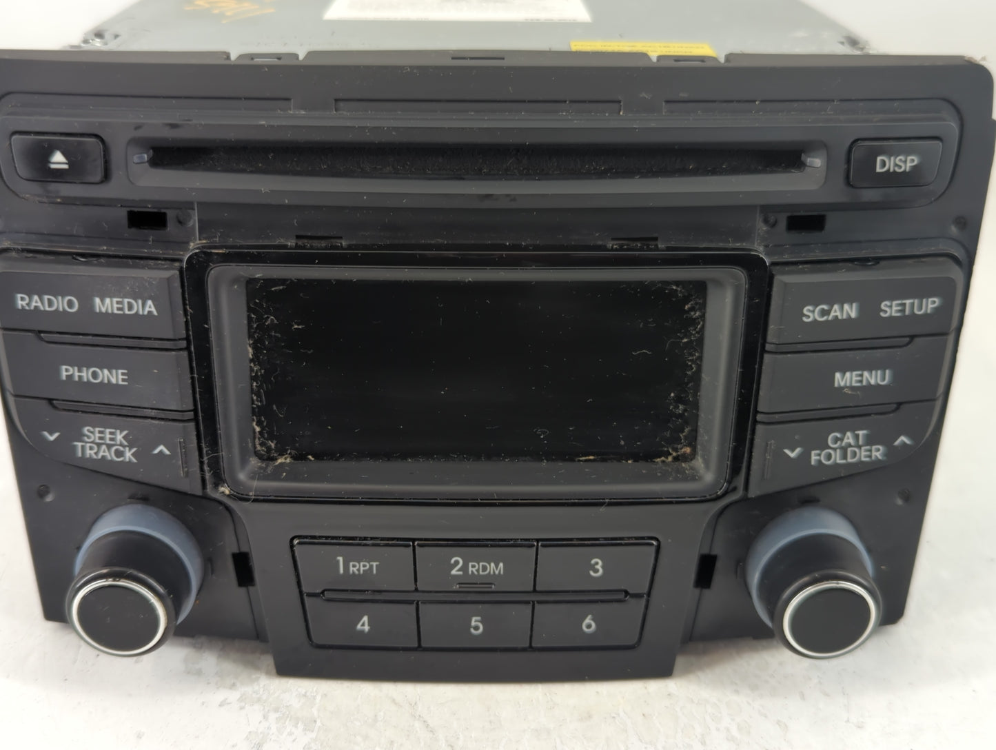 2013-2014 Hyundai Sonata Radio AM FM Cd Player Receiver Replacement P/N:96170-3Q0004X Fits Fits 2013 2014 OEM Used Auto Part