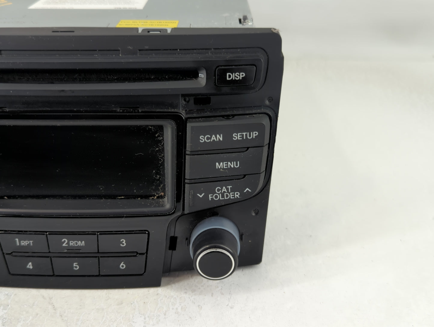 2013-2014 Hyundai Sonata Radio AM FM Cd Player Receiver Replacement P/N:96170-3Q0004X Fits Fits 2013 2014 OEM Used Auto Part