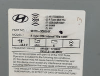 2013-2014 Hyundai Sonata Radio AM FM Cd Player Receiver Replacement P/N:96170-3Q0004X Fits Fits 2013 2014 OEM Used Auto Part