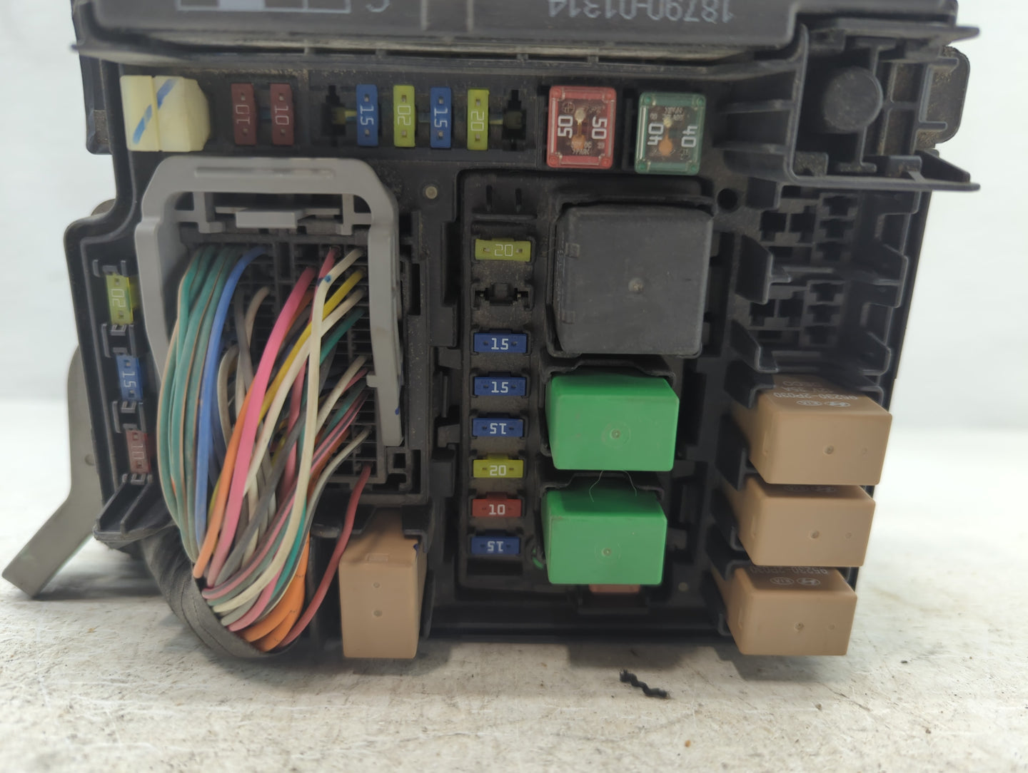 2011-2014 Hyundai Sonata Fusebox Fuse Box Panel Relay Module Fits Fits 2011 2012 2013 2014 OEM Used Auto Parts - Oemusedauto