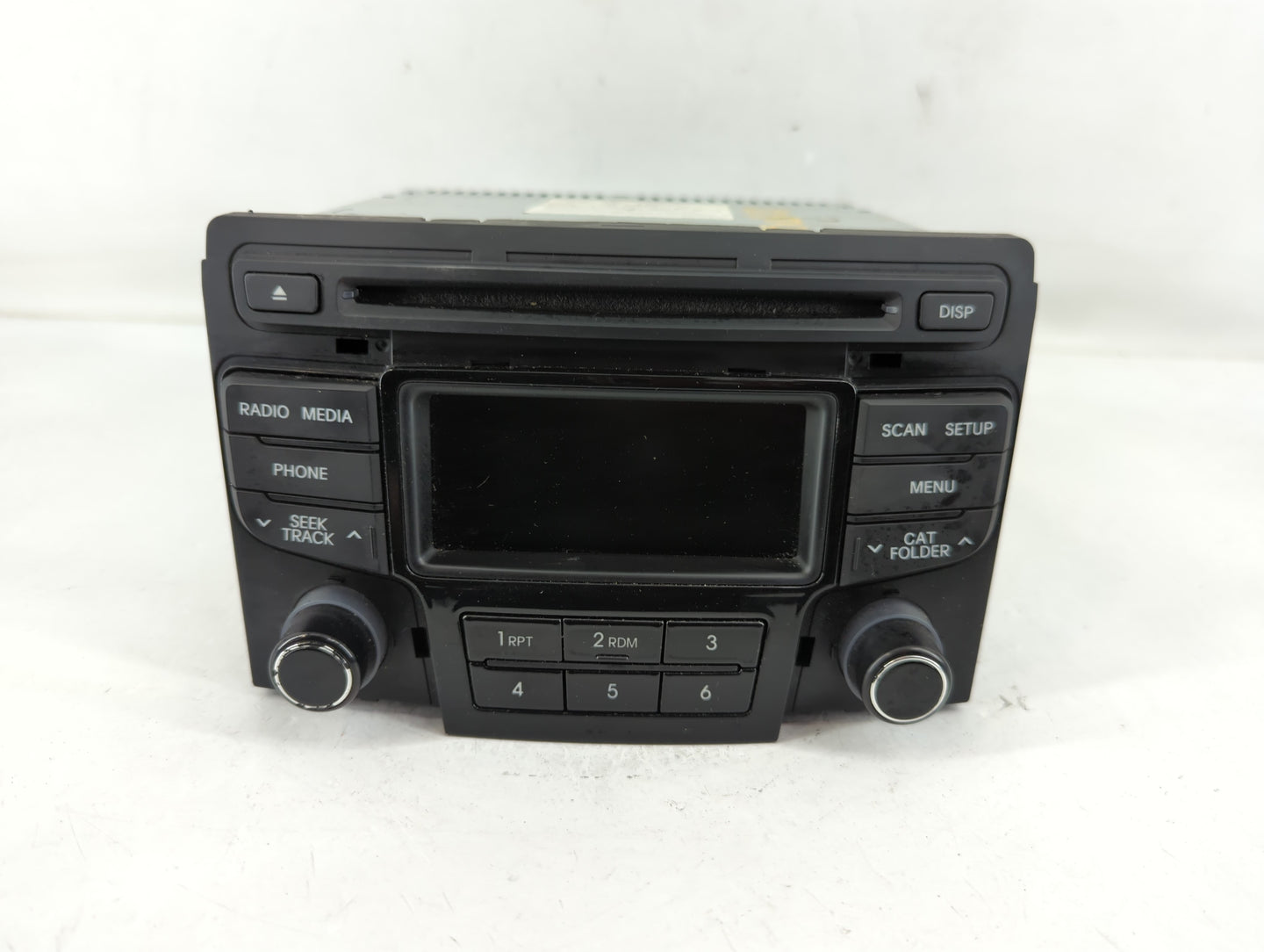 2013-2014 Hyundai Sonata Radio AM FM Cd Player Receiver Replacement P/N:96170-3Q0004X Fits Fits 2013 2014 OEM Used Auto Part