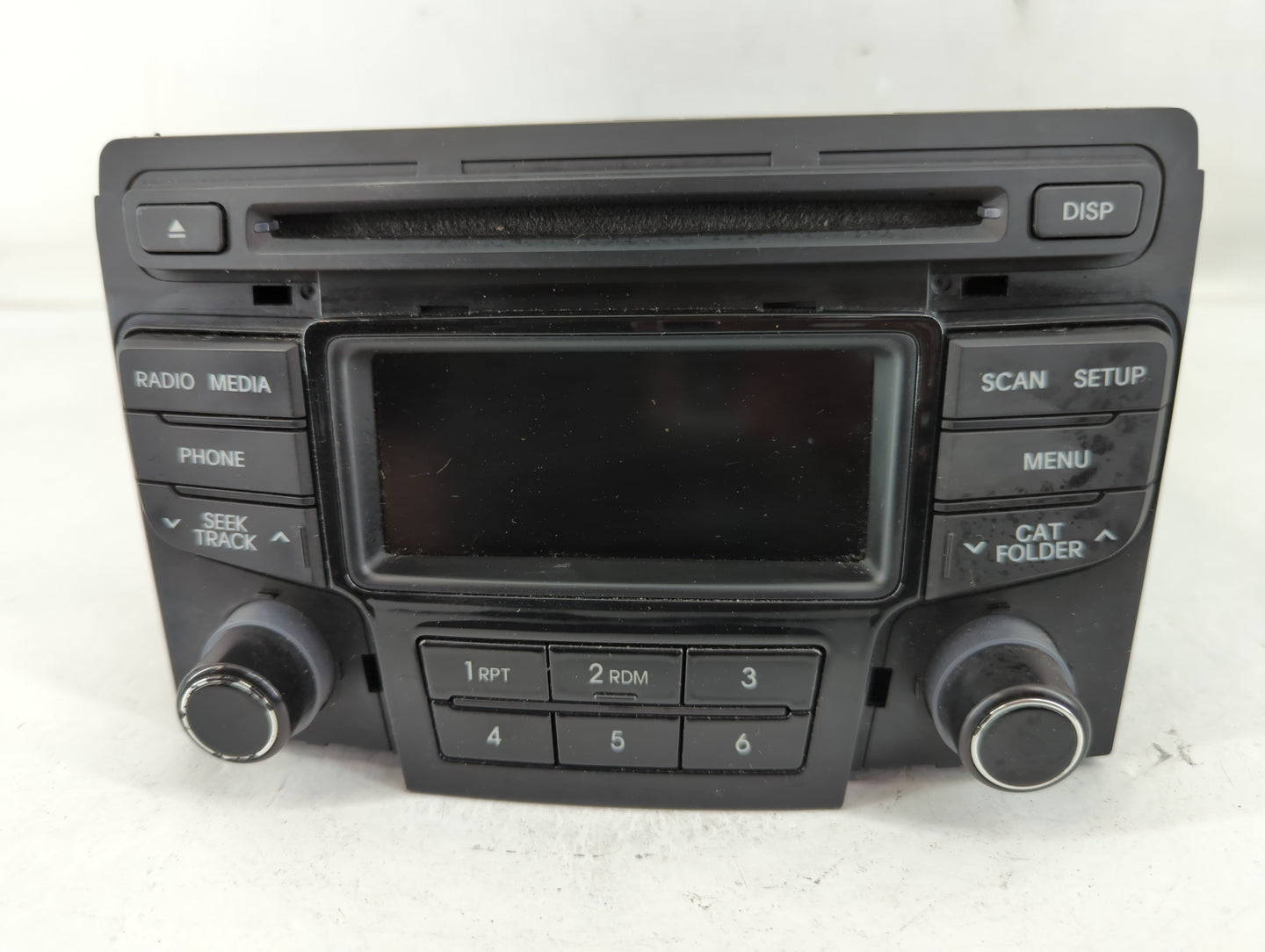 2013-2014 Hyundai Sonata Radio AM FM Cd Player Receiver Replacement P/N:96170-3Q0004X Fits Fits 2013 2014 OEM Used Auto Part