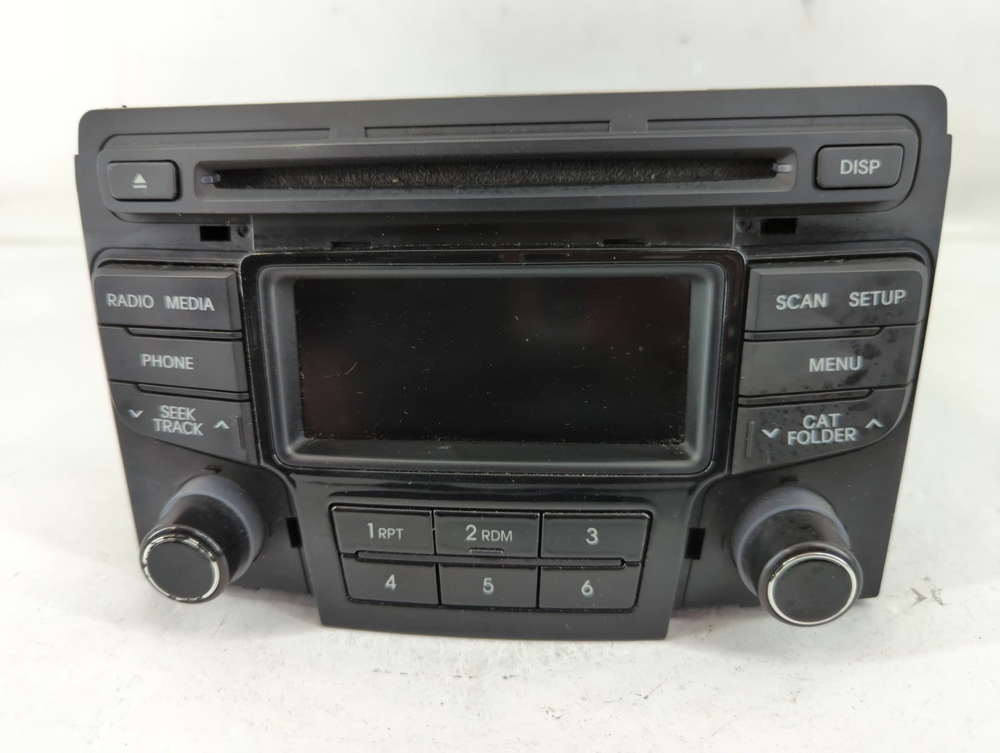 2013-2014 Hyundai Sonata Radio AM FM Cd Player Receiver Replacement P/N:96170-3Q0004X Fits Fits 2013 2014 OEM Used Auto Part