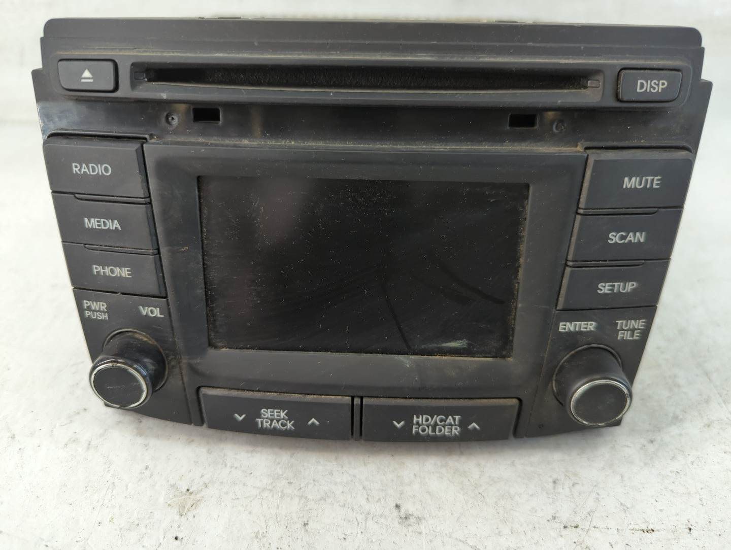 2014-2015 Hyundai Sonata Radio AM FM Cd Player Receiver Replacement P/N:96180-3Q8004X Fits Fits 2014 2015 OEM Used Auto Part