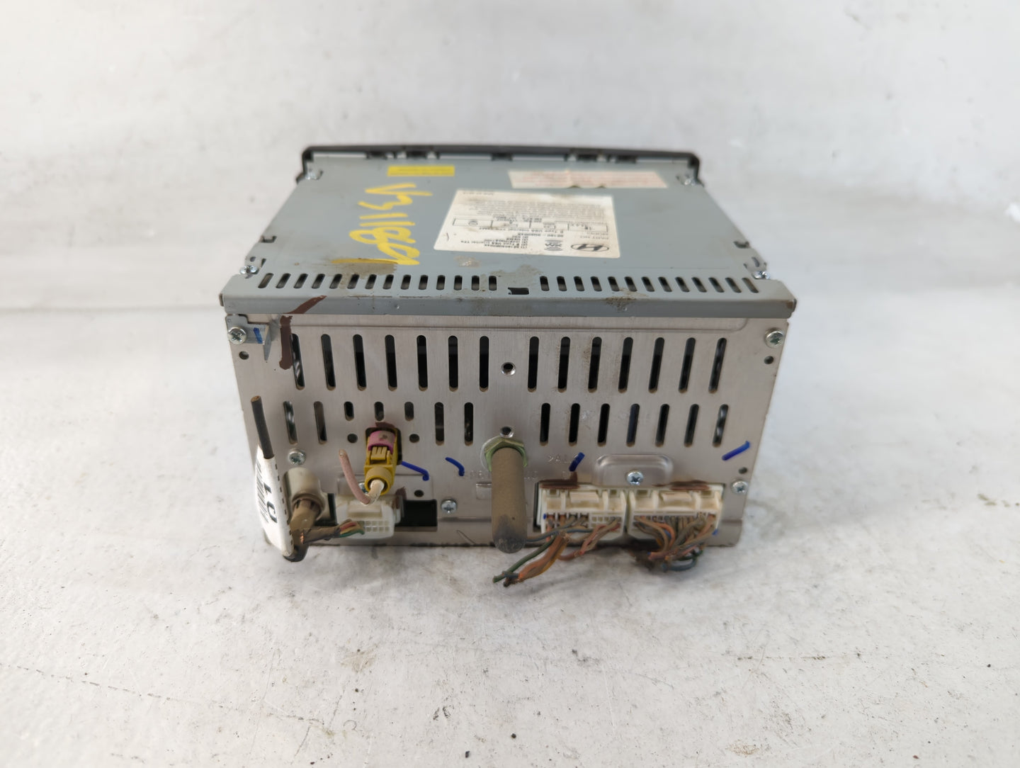 2014-2015 Hyundai Sonata Radio AM FM Cd Player Receiver Replacement P/N:96180-3Q8004X Fits Fits 2014 2015 OEM Used Auto Part