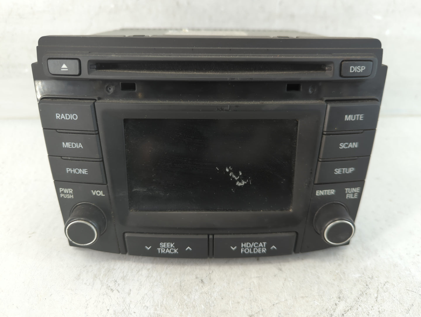 2014-2015 Hyundai Sonata Radio AM FM Cd Player Receiver Replacement P/N:96180-3Q8004X Fits Fits 2014 2015 OEM Used Auto Part