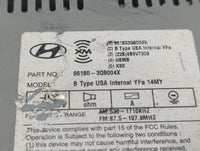 2014-2015 Hyundai Sonata Radio AM FM Cd Player Receiver Replacement P/N:96180-3Q8004X Fits Fits 2014 2015 OEM Used Auto Part