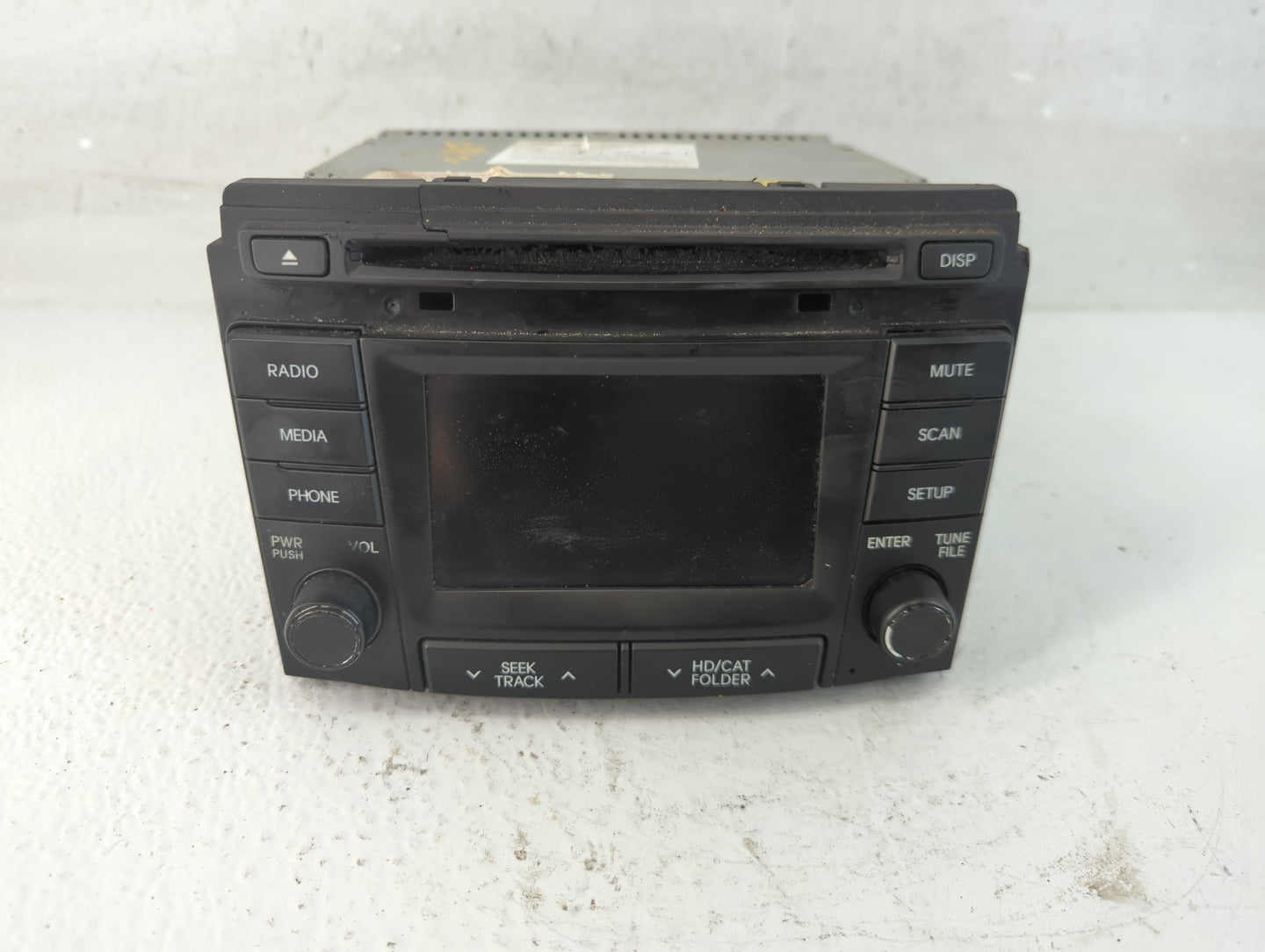 2012-2014 Hyundai Sonata Radio AM FM Cd Player Receiver Replacement P/N:96180-3Q8504X Fits Fits 2012 2013 2014 OEM Used Auto