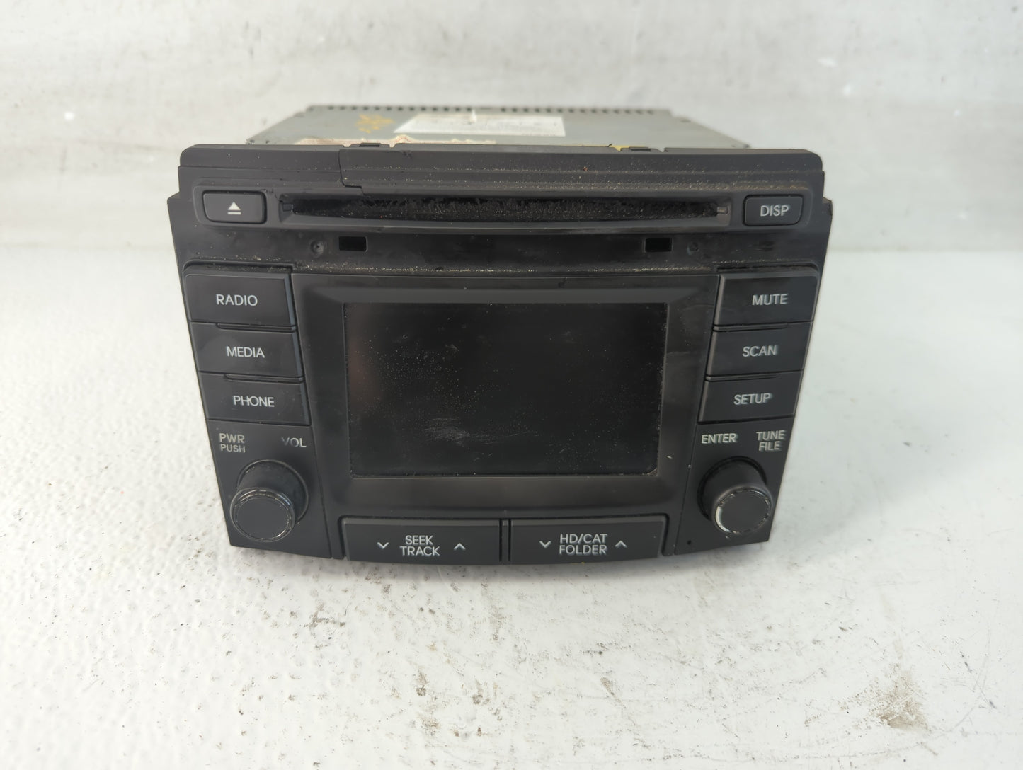 2012-2014 Hyundai Sonata Radio AM FM Cd Player Receiver Replacement P/N:96180-3Q8504X Fits Fits 2012 2013 2014 OEM Used Auto