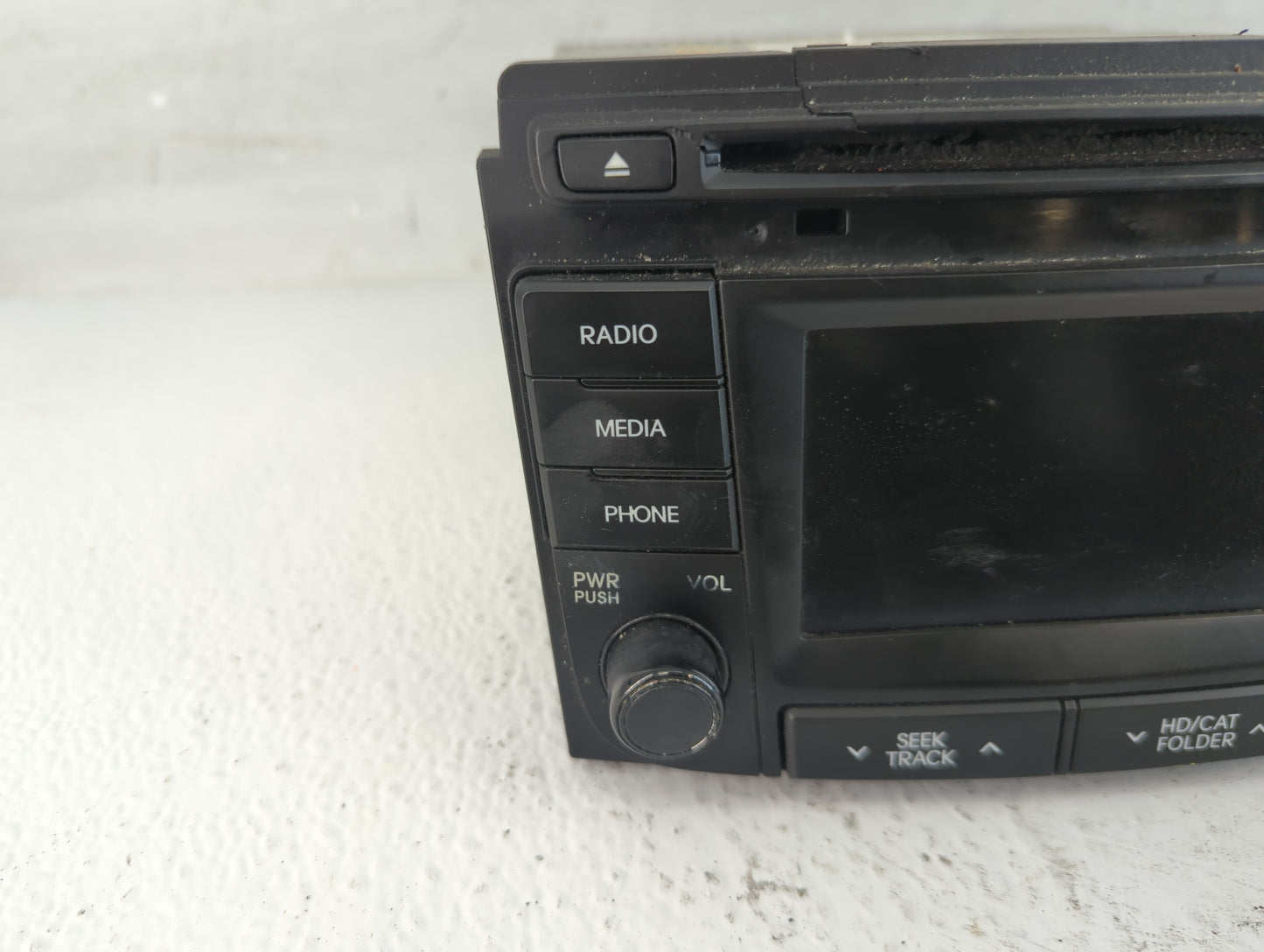 2012-2014 Hyundai Sonata Radio AM FM Cd Player Receiver Replacement P/N:96180-3Q8504X Fits Fits 2012 2013 2014 OEM Used Auto