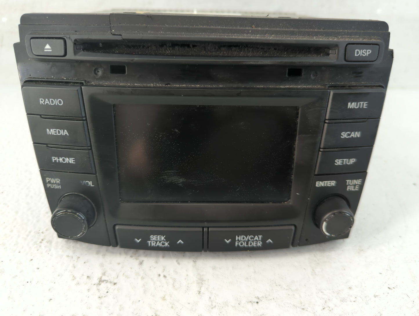 2012-2014 Hyundai Sonata Radio AM FM Cd Player Receiver Replacement P/N:96180-3Q8504X Fits Fits 2012 2013 2014 OEM Used Auto