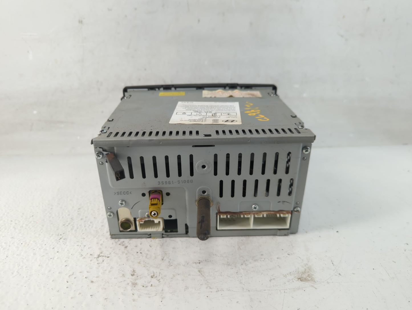 2012-2014 Hyundai Sonata Radio AM FM Cd Player Receiver Replacement P/N:96180-3Q8504X Fits Fits 2012 2013 2014 OEM Used Auto