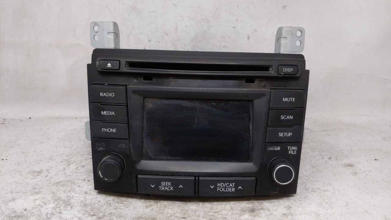 2014-2015 Hyundai Sonata Radio AM FM Cd Player Receiver Replacement P/N:96180-3Q8004X Fits Fits 2014 2015 OEM Used Auto Part