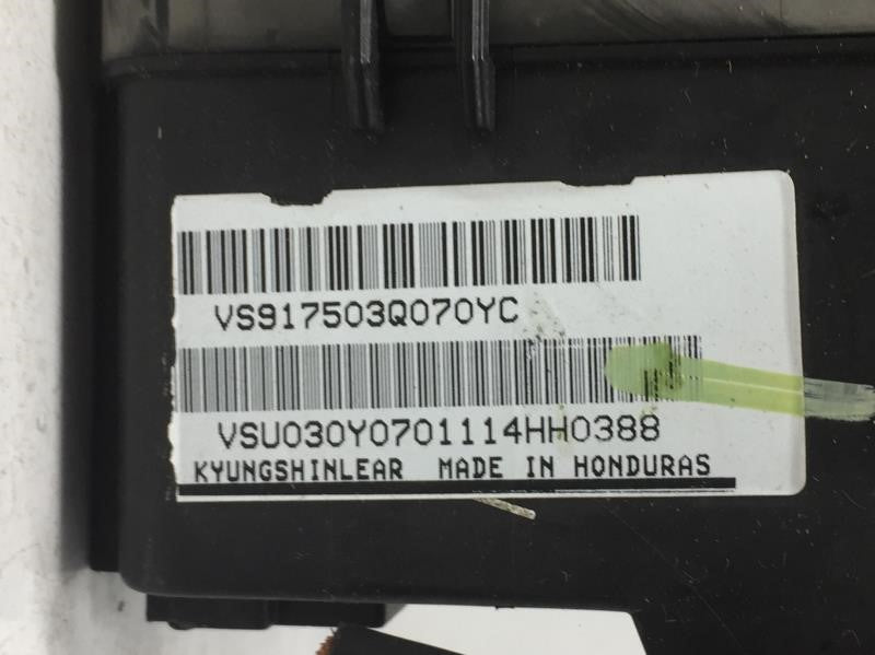 2014 Hyundai Sonata Fusebox Fuse Box Panel Relay Module P/N:91750-3Q070 Fits Fits 2011 2012 2013 OEM Used Auto Parts - Oemus