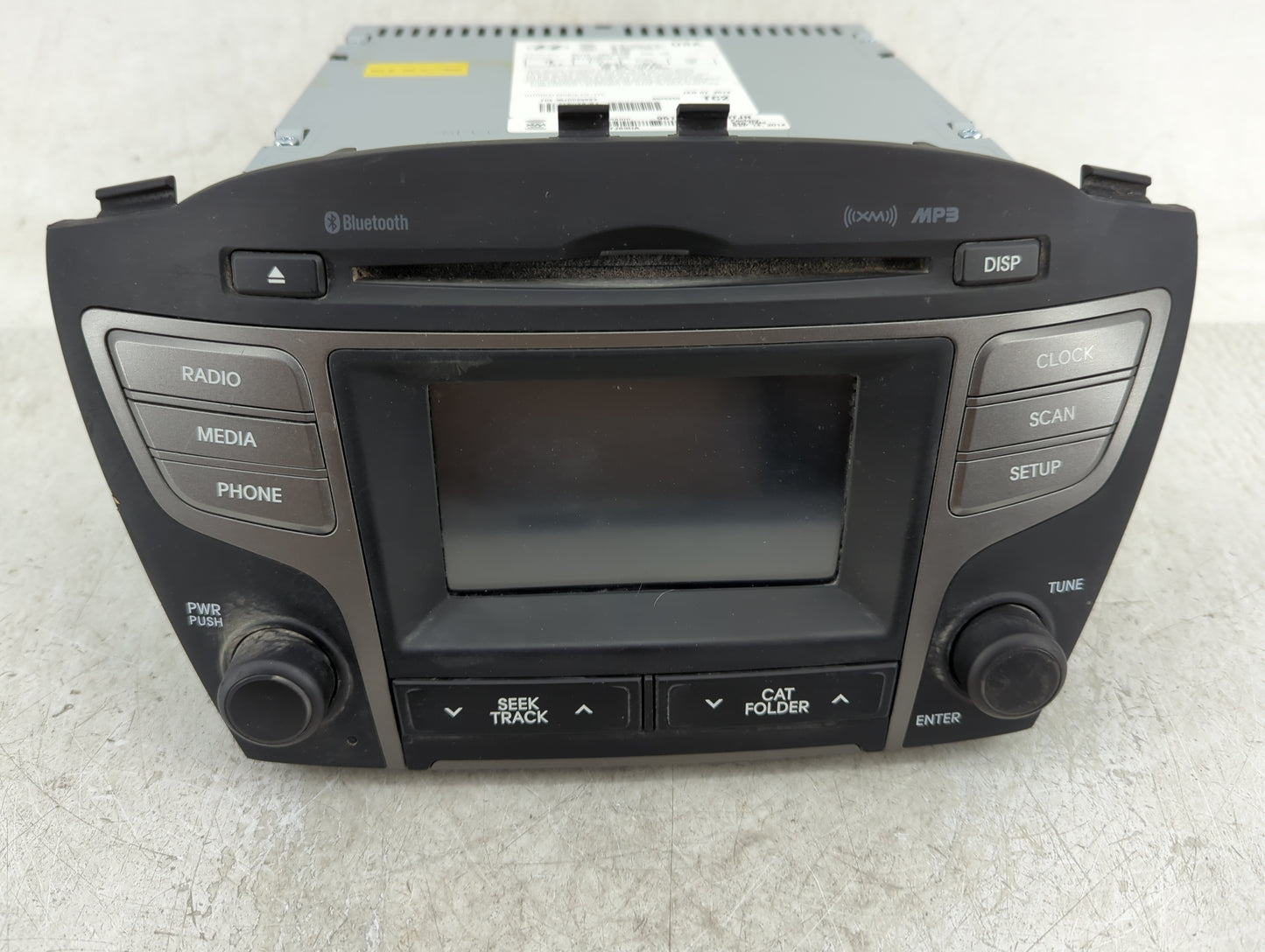 2014-2015 Hyundai Tucson Radio AM FM Cd Player Receiver Replacement P/N:96170-2S910TJN Fits Fits 2014 2015 OEM Used Auto Par