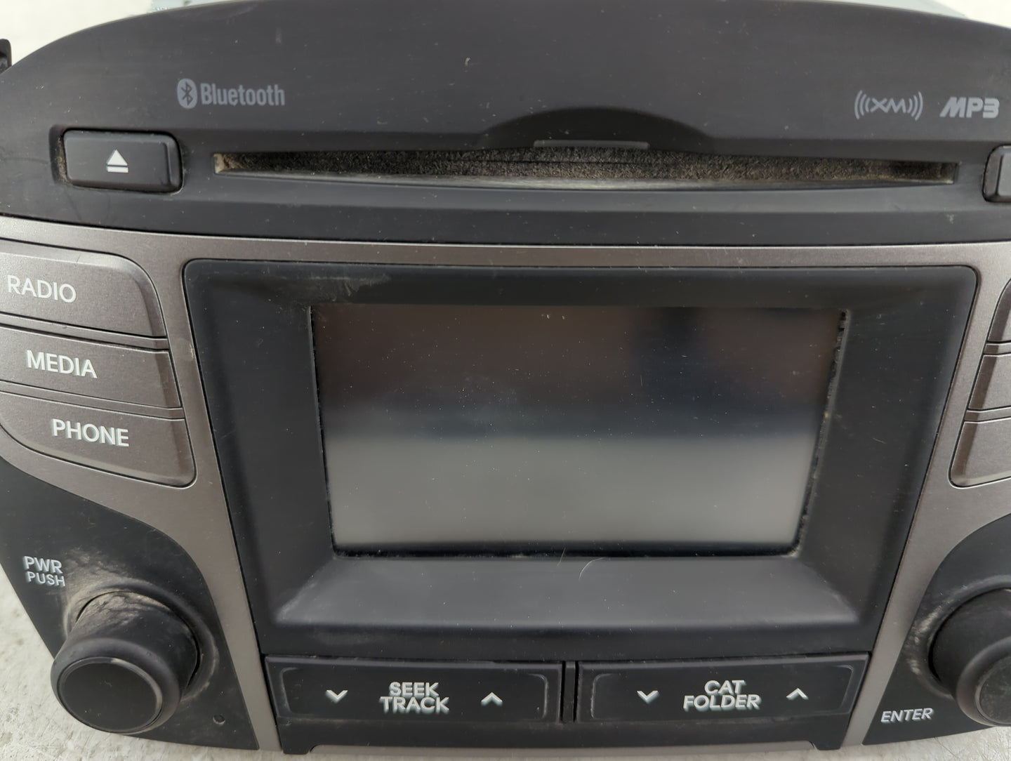 2014-2015 Hyundai Tucson Radio AM FM Cd Player Receiver Replacement P/N:96170-2S910TJN Fits Fits 2014 2015 OEM Used Auto Par