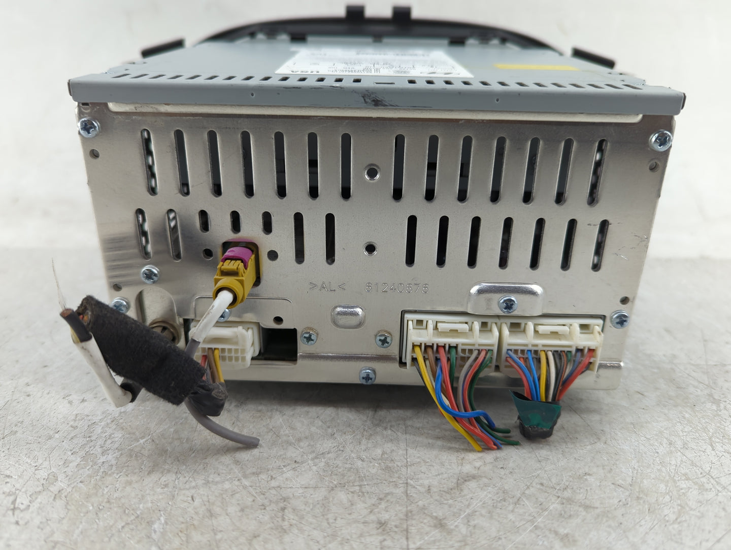 2014-2015 Hyundai Tucson Radio AM FM Cd Player Receiver Replacement P/N:96170-2S910TJN Fits Fits 2014 2015 OEM Used Auto Par