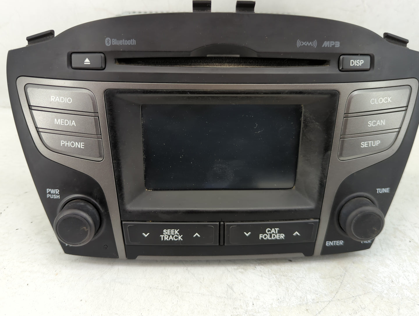 2014-2015 Hyundai Tucson Radio AM FM Cd Player Receiver Replacement P/N:96170-2S910TJP Fits Fits 2014 2015 OEM Used Auto Par
