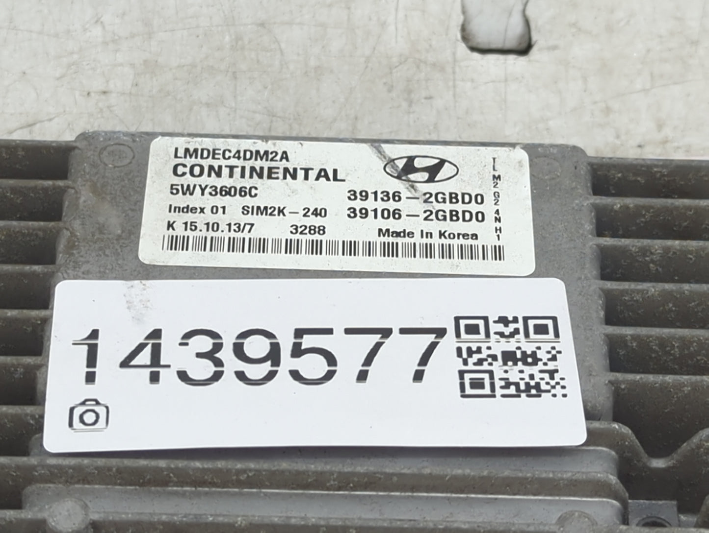 2014-2015 Hyundai Tucson PCM Engine Control Computer ECU ECM PCU OEM P/N:39136-2GBD0 39106-2GBD0, 5WY3606C Fits Fits 2014 20