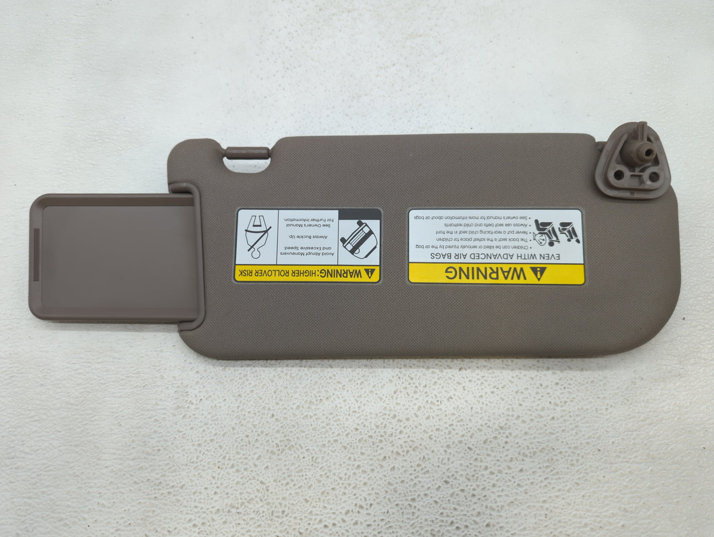2010-2015 Hyundai Tucson Sun Visor Shade Replacement Driver Left Mirror Fits Fits 2010 2011 2012 2013 2014 2015 OEM Used Aut