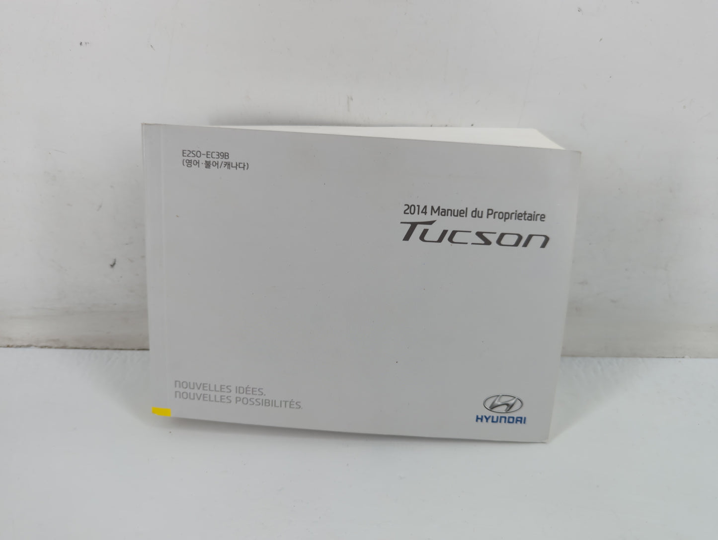 2014 Hyundai Tucson Owners Manual Book Guide P/N:E2S0-EC39B OEM Used Auto Parts - Oemusedautoparts1.com