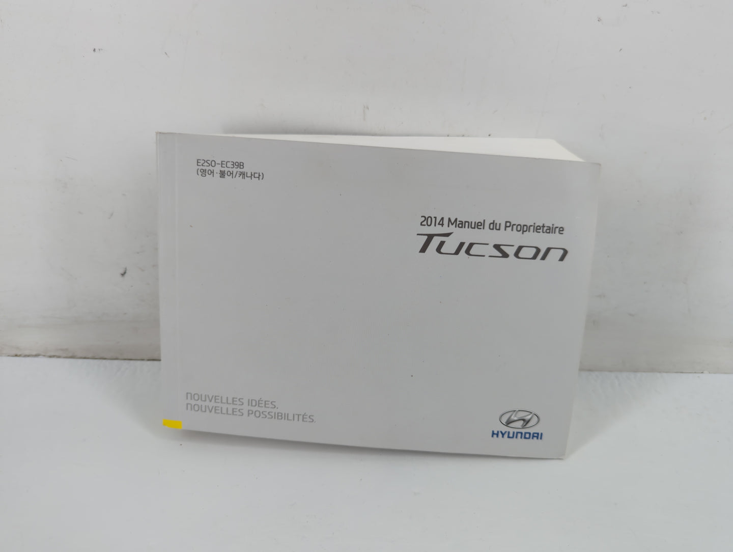 2014 Hyundai Tucson Owners Manual Book Guide P/N:E2S0-EC39B OEM Used Auto Parts - Oemusedautoparts1.com