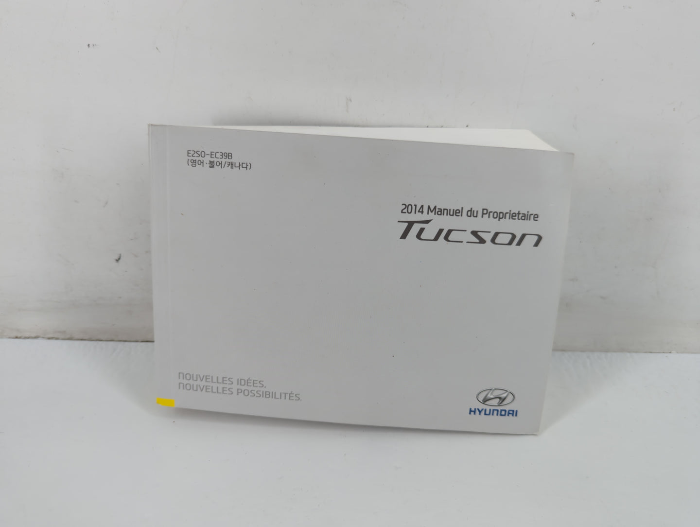 2014 Hyundai Tucson Owners Manual Book Guide P/N:E2S0-EC39B OEM Used Auto Parts - Oemusedautoparts1.com