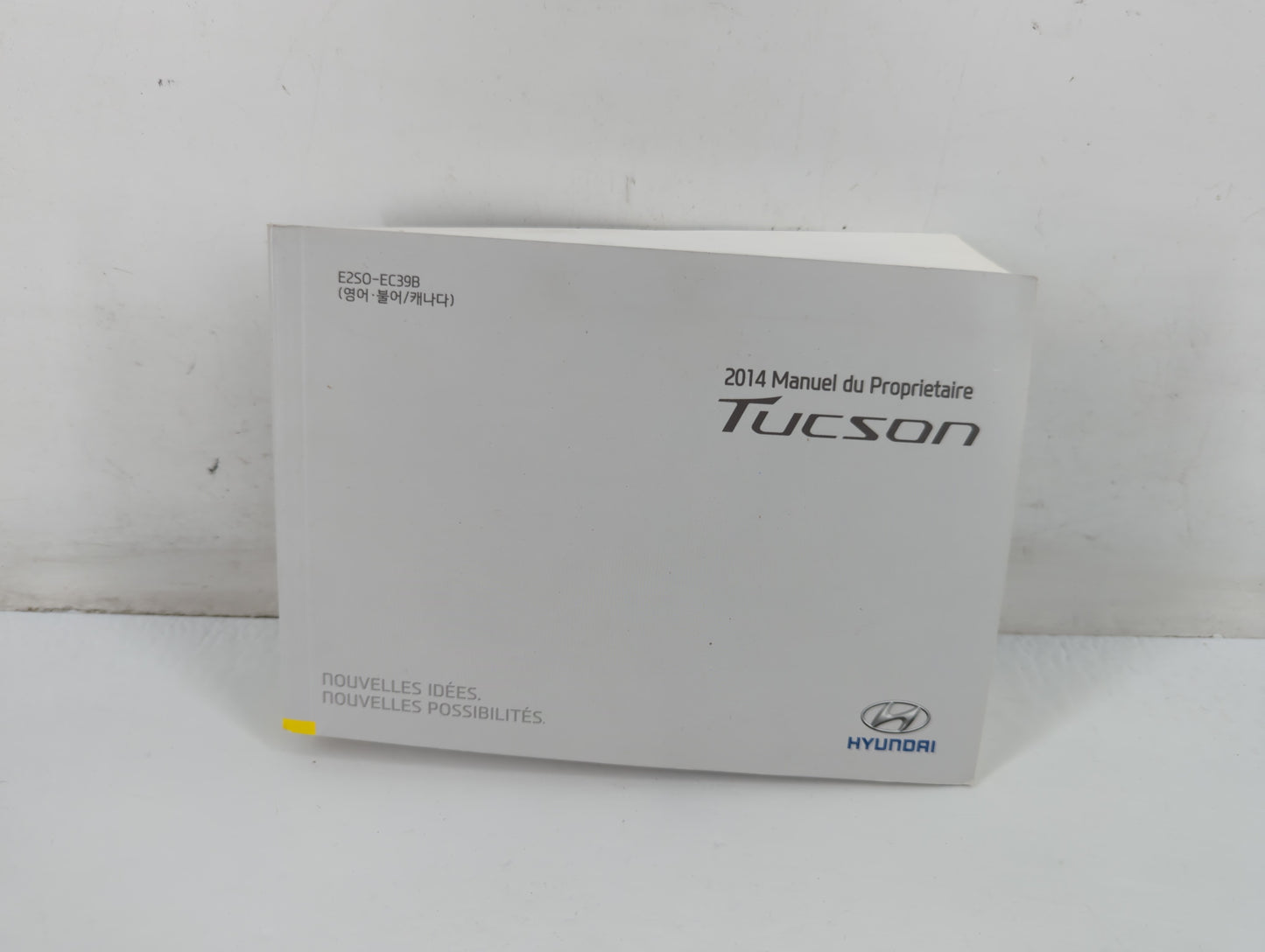 2014 Hyundai Tucson Owners Manual Book Guide P/N:E2S0-EC39B OEM Used Auto Parts - Oemusedautoparts1.com