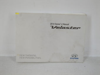 compare product 2014 Hyundai Veloster Owners Manual Book Guide P/N:E2V0-EU42D OEM Used Auto Parts