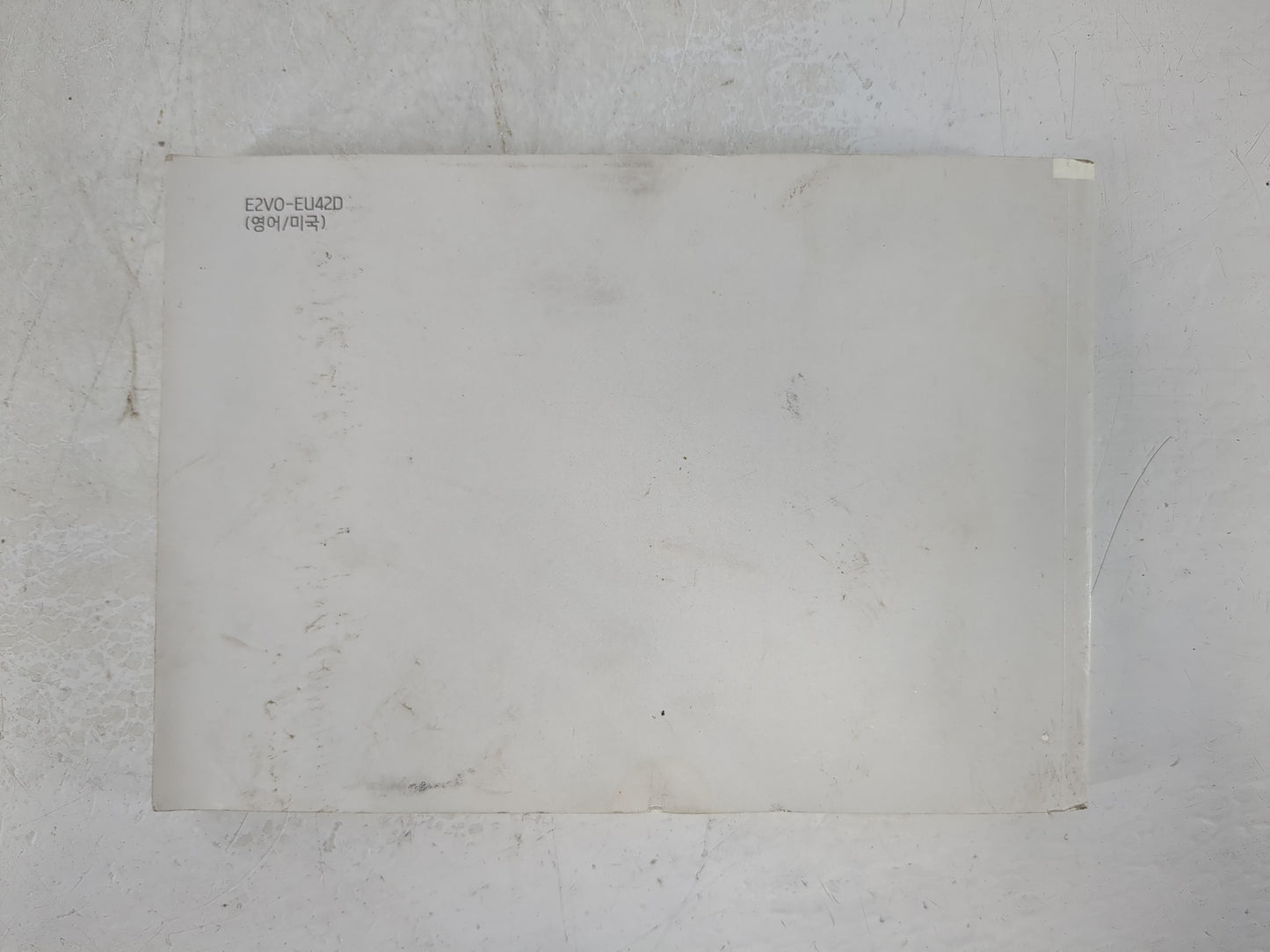 2014 Hyundai Veloster Owners Manual Book Guide P/N:E2V0-EU42D OEM Used Auto Parts - Oemusedautoparts1.com