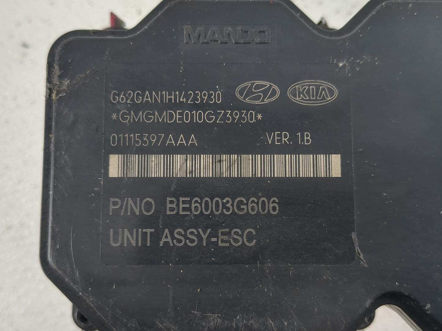 2014 Hyundai Veloster ABS Pump Control Module Replacement P/N:BE6003G606 Fits OEM Used Auto Parts - Oemusedautoparts1.com