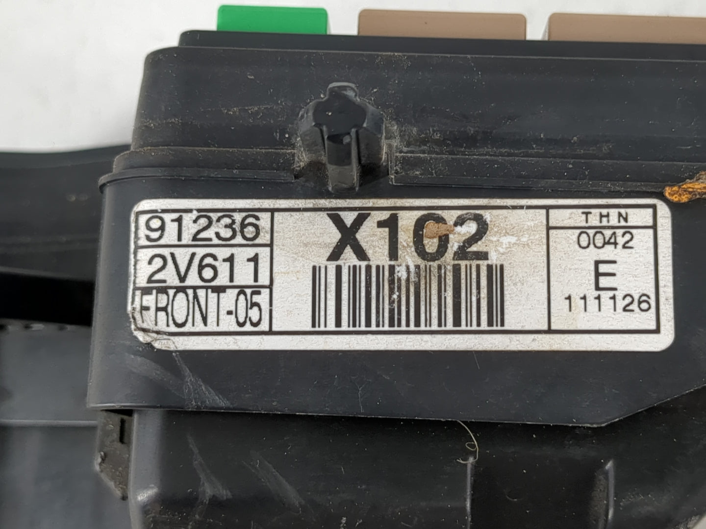 2012-2014 Hyundai Veloster Fusebox Fuse Box Panel Relay Module P/N:91236 2V611 Fits Fits 2012 2013 2014 OEM Used Auto Parts 