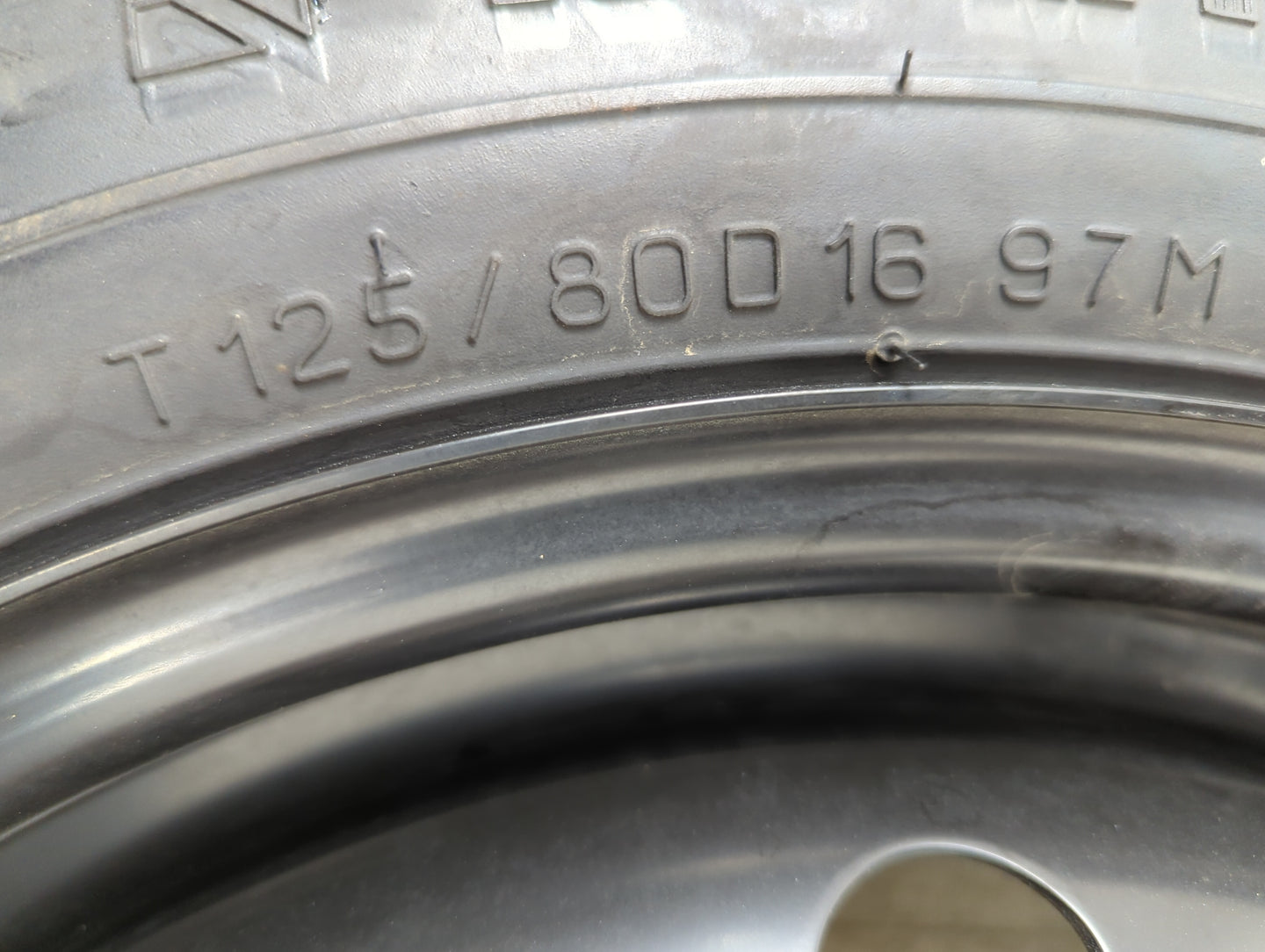 2012-2017 Hyundai Veloster Spare Donut Tire Wheel Rim Oem 1356518 - Oemusedautoparts1.com