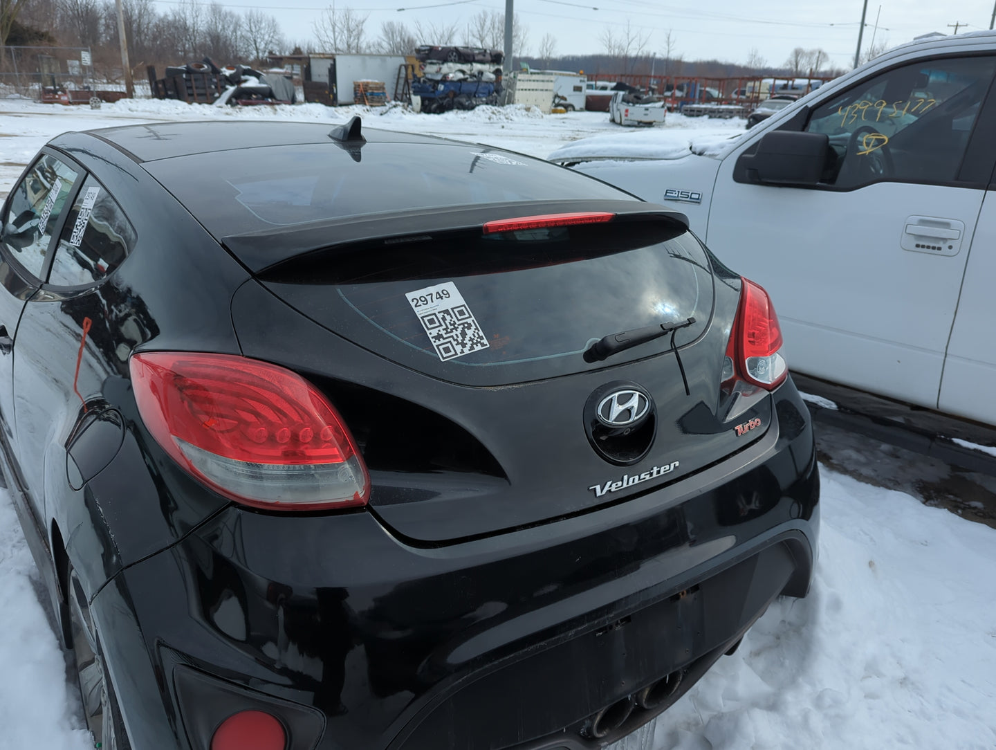 2013-2017 Hyundai Veloster Trunk/decklid/hatch/tailgate Oem - Oemusedautoparts1.com