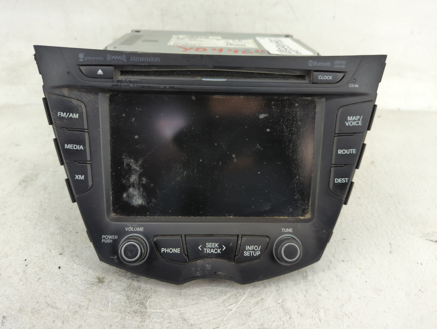 2012-2017 Hyundai Veloster Radio AM FM Cd Player Receiver Replacement P/N:96560-2V101 Fits Fits 2012 2013 2014 2015 2016 201