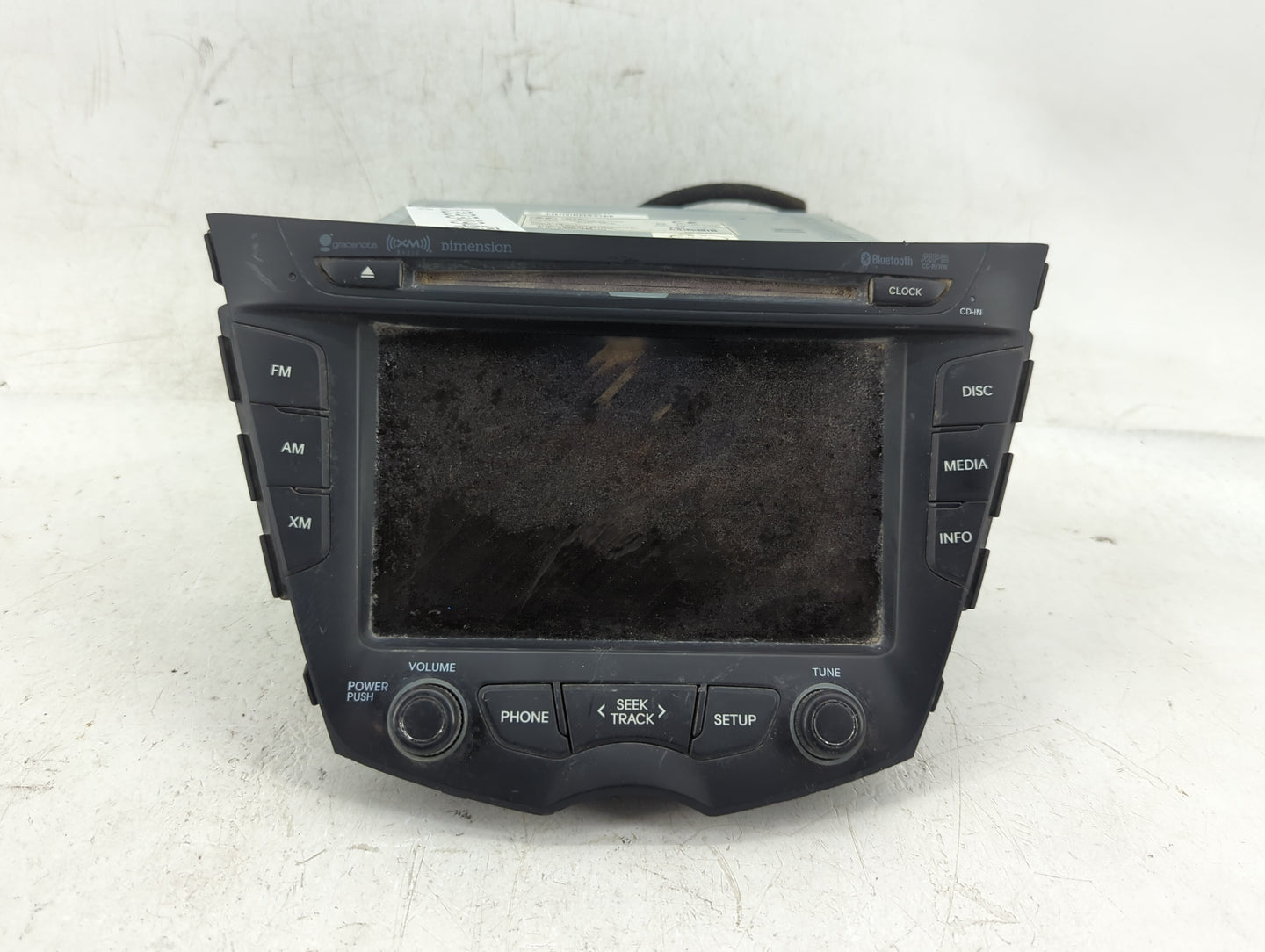 2014 Hyundai Veloster Radio AM FM Cd Player Receiver Replacement P/N:96560-2V730 Fits OEM Used Auto Parts - Oemusedautoparts