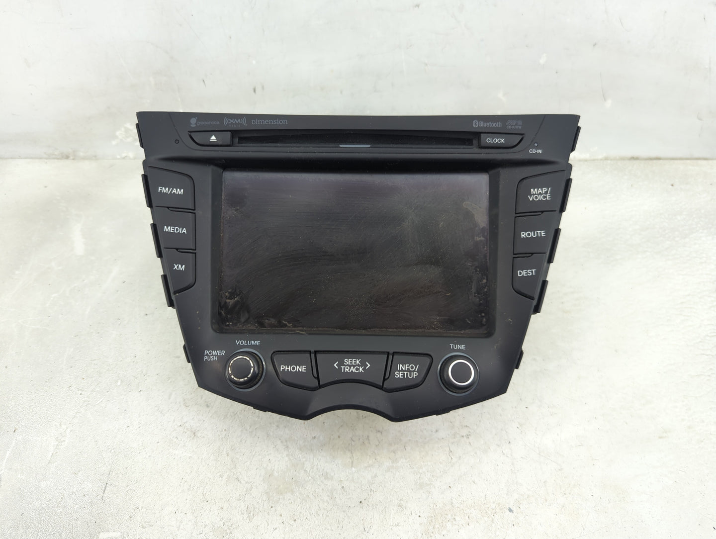 2012-2015 Hyundai Veloster Radio AM FM Cd Player Receiver Replacement P/N:LNC1700ENFS 96560-2V700 Fits Fits 2012 2013 2014 2