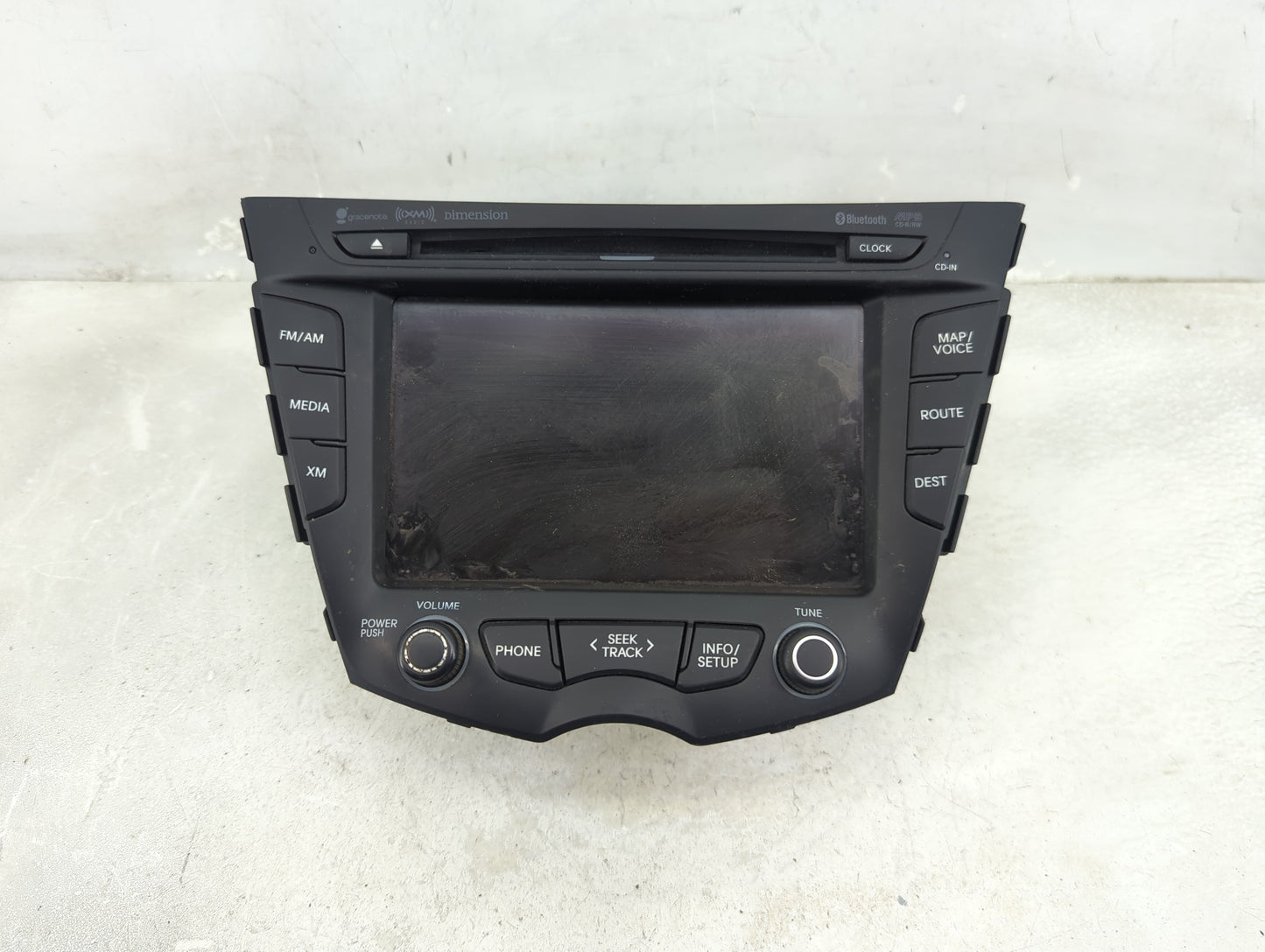 2012-2015 Hyundai Veloster Radio AM FM Cd Player Receiver Replacement P/N:LNC1700ENFS 96560-2V700 Fits Fits 2012 2013 2014 2