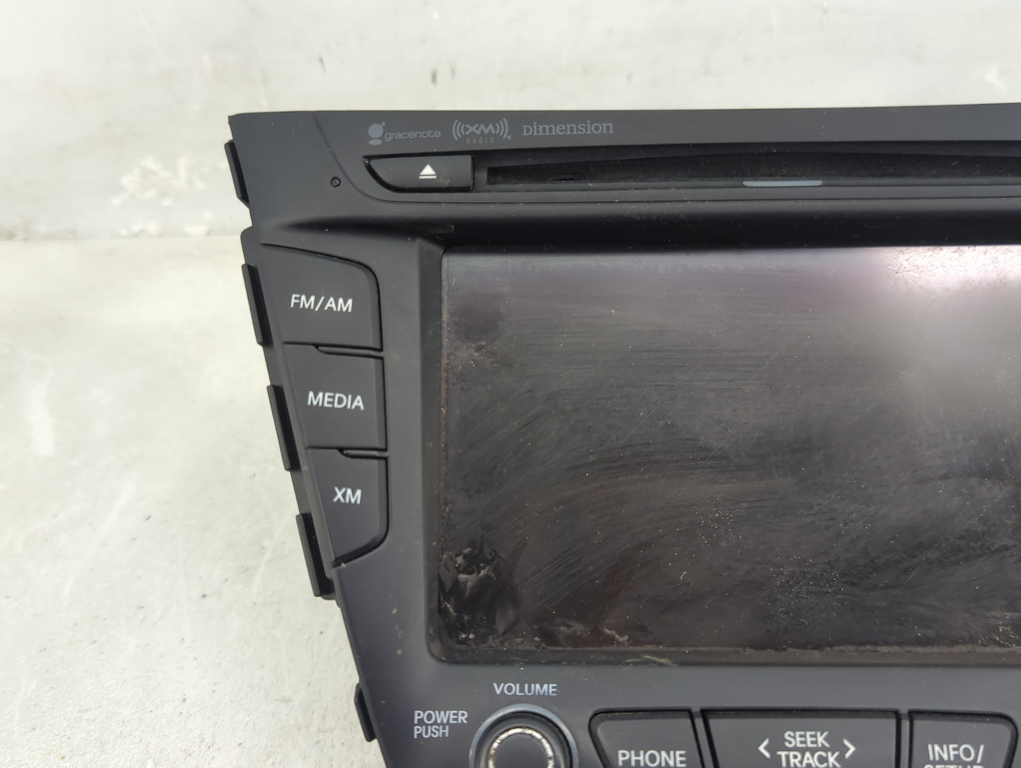 2012-2015 Hyundai Veloster Radio AM FM Cd Player Receiver Replacement P/N:LNC1700ENFS 96560-2V700 Fits Fits 2012 2013 2014 2