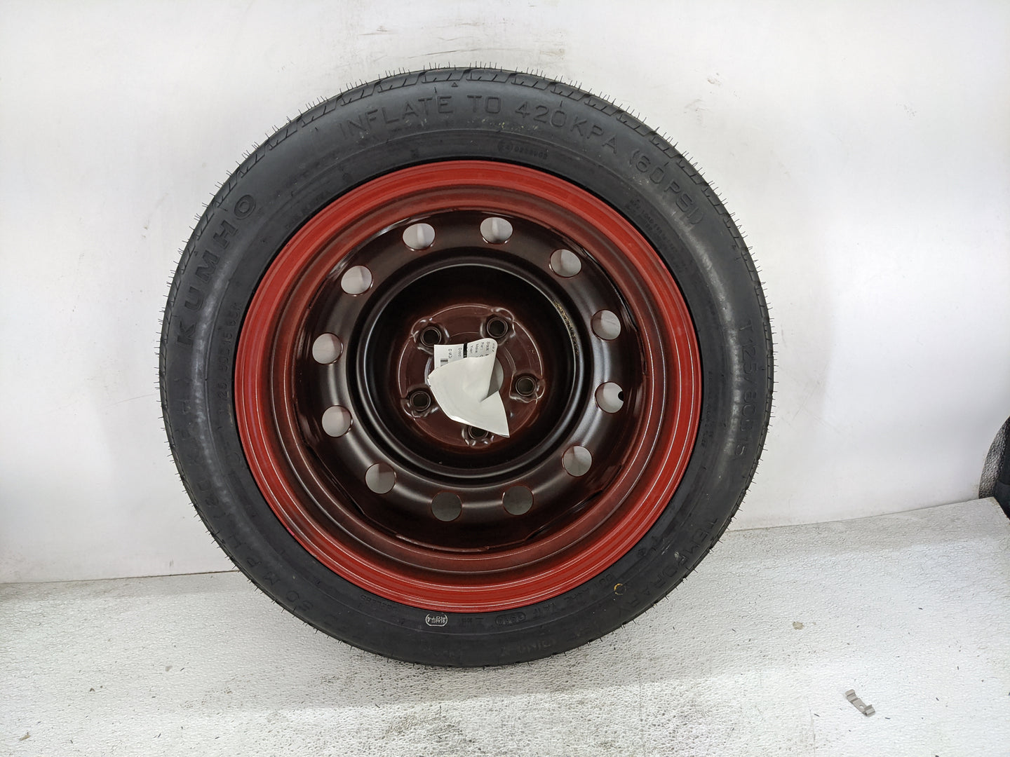 2012-2017 Hyundai Veloster Spare Donut Tire Wheel Rim Oem - Oemusedautoparts1.com