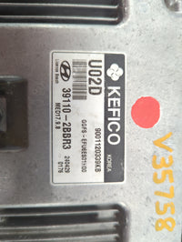 2013-2014 Hyundai Veloster PCM Engine Control Computer ECU ECM PCU OEM P/N:39101-2BBR3 39110-2BBR3, MED17.9.8 Fits Fits 2013
