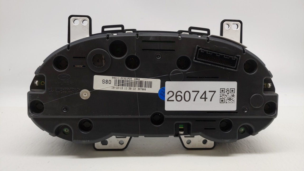 2012-2015 Hyundai Veloster Instrument Cluster Speedometer Gauges P/N:94011-2V321 94001-2V321RDR Fits Fits 2012 2013 2014 201