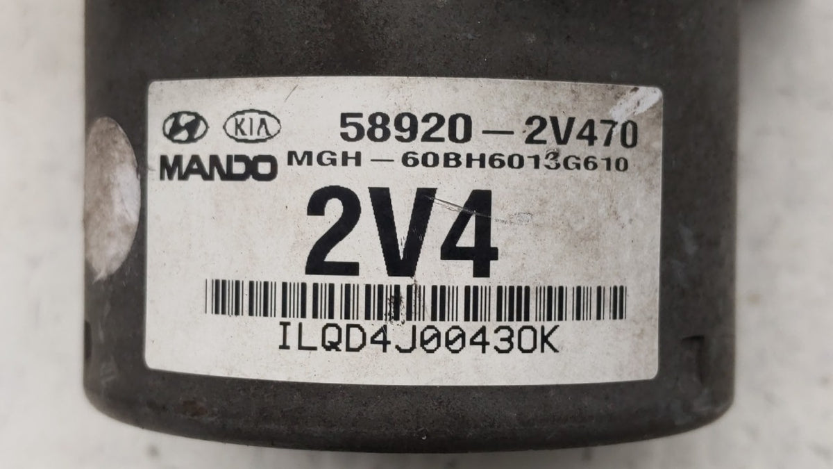 2014 Hyundai Veloster Anti-Lock Brake ABS Pump Module Actuator OEM P/N:58920-2V470 Fits OEM Used Auto Parts - Oemusedautopar