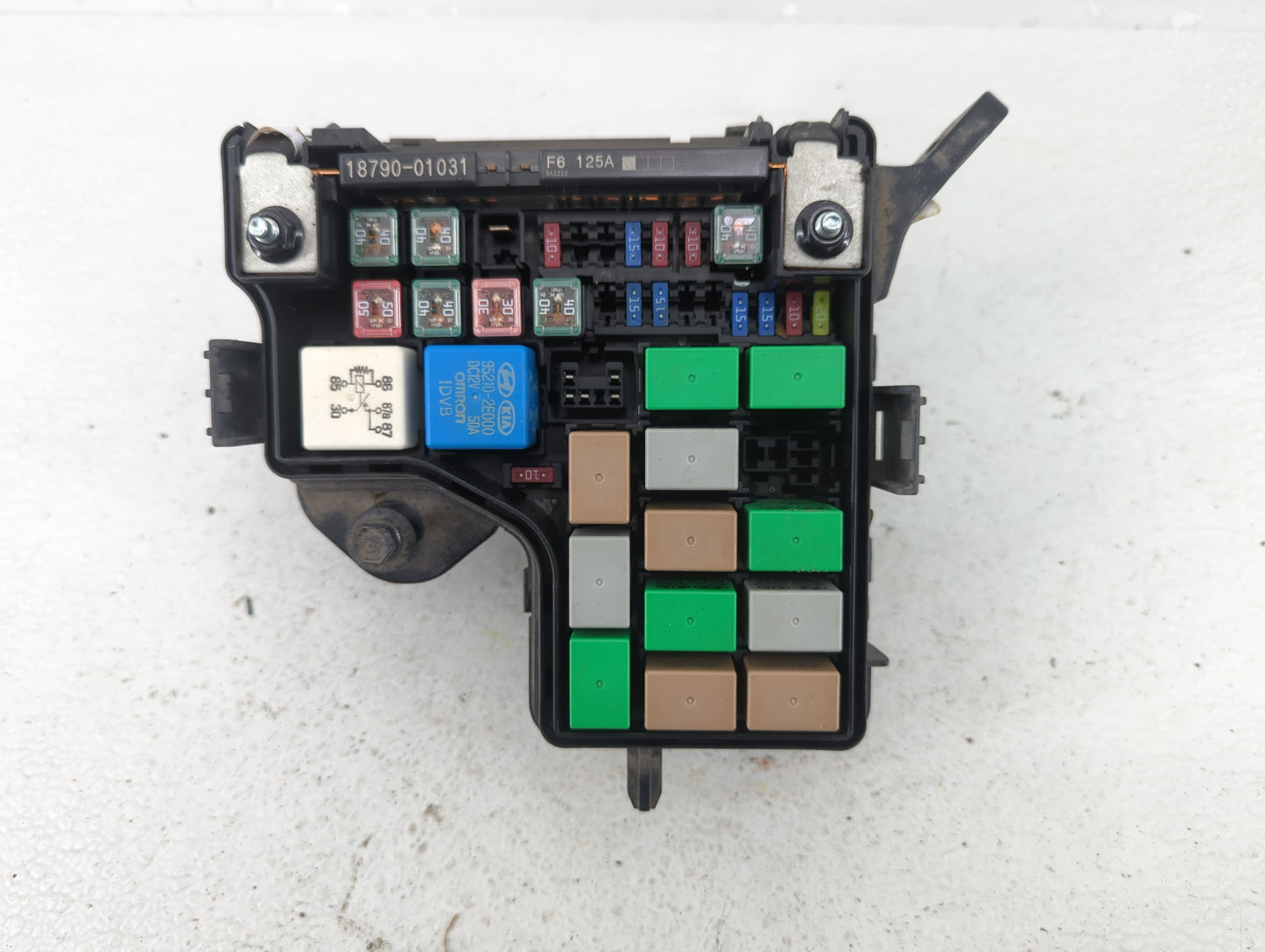 2012-2014 Hyundai Veloster Fusebox Fuse Box Panel Relay Module P/N:91941-2V320 Fits Fits 2012 2013 2014 OEM Used Auto Parts 